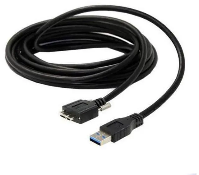 Main image of 5m USB 3.0 Type A Cable Male to Micro USB 3.0 B Male with Mount Panel Screws for Hard Disk Mobile Phone