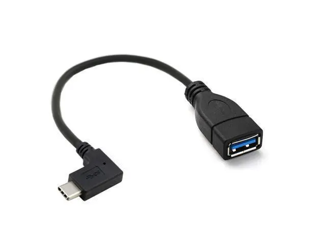 Alt view image 3 of 3 - 90 Degree Right Angled USB-C USB 3.1 Type C Male to A Female OTG Data Cable High Quality for Tablet Mobile Phone Cablecc