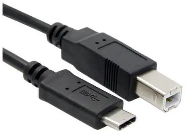 Main image of USB-C USB 3.1 Type C Male Connector to USB 2.0 B Type Male Data Cable for Cell Phone & Notebook & Laptop