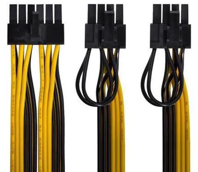 Main image of 12Pin to ATX Dual 8Pin & 6Pin Splitter GPU Graphics Card Modular Power Supply Cable for 3080 3090 AX850 AX750 AX650
