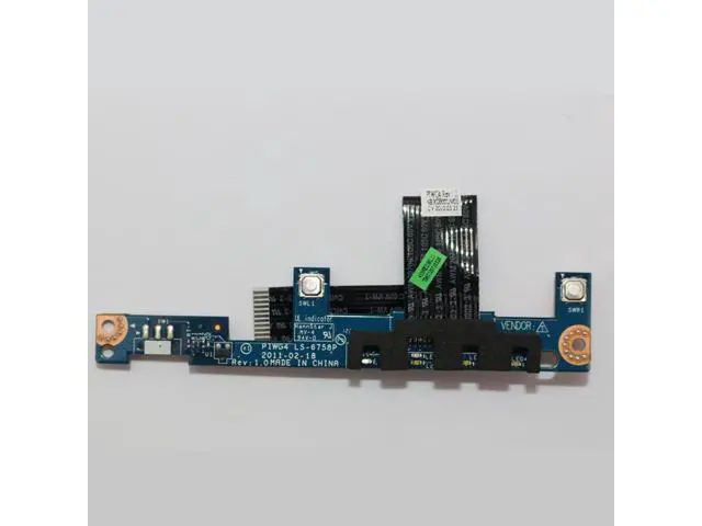 Alt view image 2 of 6 - LED Board w/ Cable For Lenovo G770 G780 Series, P/N LS-6758P 90000404