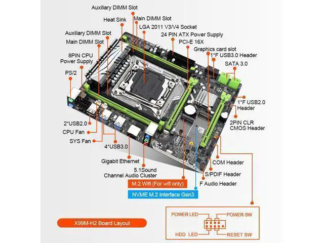Alt view image 6 of 6 - LED Board w/ Cable For Lenovo G770 G780 Series, P/N LS-6758P 90000404