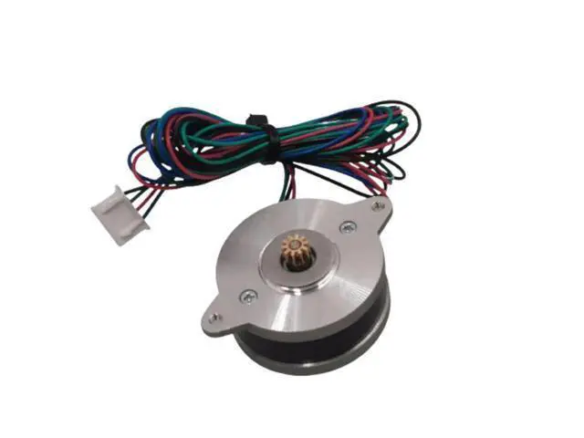 Alt view image 2 of 3 - Funssor Obiter 4-Lead Nema14 round Stepper Motor CE ROHS for for Galileo and Orbiter extruderCNC 3D printer 1000mm cable length