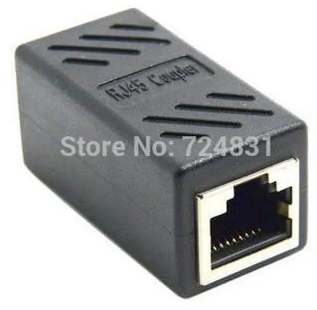 Alt view image 5 of 5 - CAT6 RJ45 Female to Female Lan Connector Ethernet Network Cable Extension Adapter With Shield