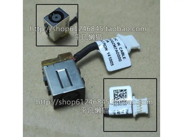 Alt view image 2 of 2 - DC Power Jack with cable For Dell Inspiron 11 3135 3137 3138 3197 laptop DC-IN Flex Cable 0PHXNH