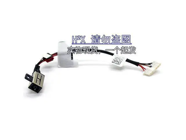 Alt view image 4 of 4 - DC Power Jack with cable For Dell Inspiron 17 5000 5755 5758 5759 laptop DC-IN Flex Cable DC30100VX00 037KW6