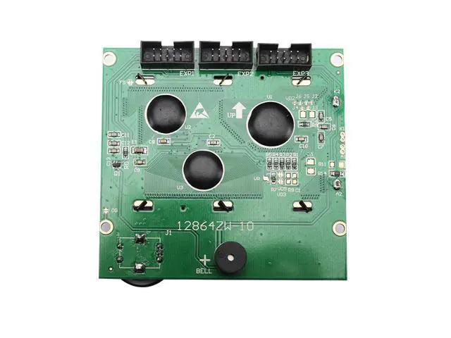 Alt view image 2 of 3 - CREALITY 3D Printer Parts Controller RAMPS 1.4 LCD 12864 Control Panel Blue Screen+Cable For CR-10S 3D Printer