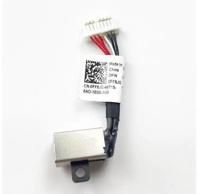 Main image of DC Power Jack with cable For DELL Inspiron 13 5379 5368 5378 P69G laptop DC-IN Flex Cable