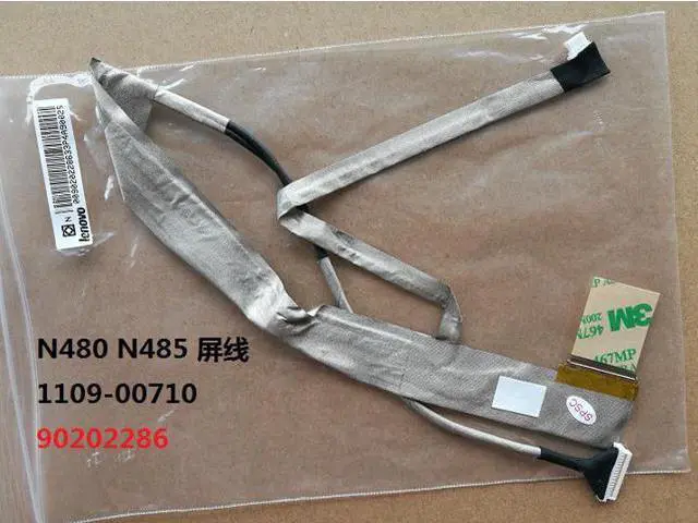 Main image of Video screen Flex cable For Lenovo N480 N485 N480A laptop LCD LED Display Ribbon cable 1109-00710 90202286