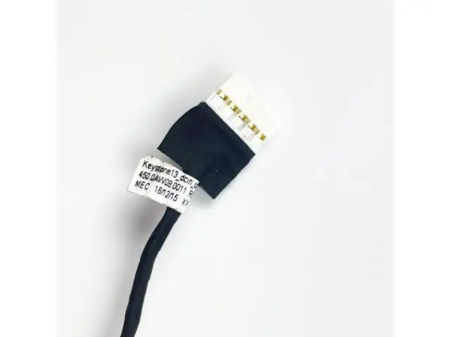 Alt view image 2 of 4 - DC Power Jack with cable For Dell Latitude chromebook 13 3380 laptop DC-IN Charging Flex Cable 0WD9P3