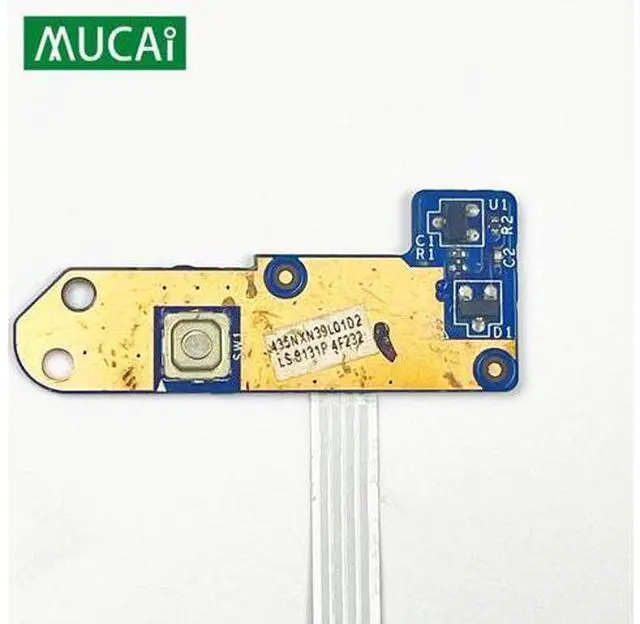 Main image of For Lenovo ThinkPad E430 E430C E435 E445 E530 E535 E545 laptop Power Button Board with Cable 04W4268 04W4129 LS-8131P