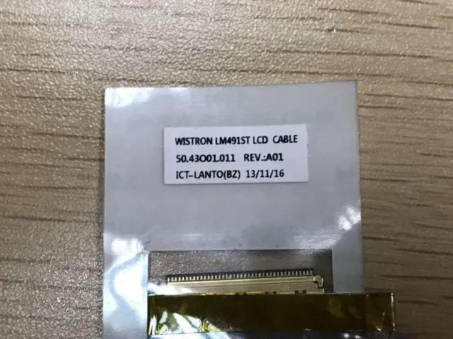 Alt view image 2 of 4 - Video screen cable For Lenovo B490S B4450S B4450SA LB445s LB49S B495s laptop LCD LED Display Ribbon cable LM491ST 50.43O01.011