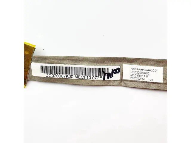 Alt view image 4 of 4 - Video screen Flex cable For Toshiba M100 M105 14" laptop LCD LED Display Ribbon Camera cable DC020007K00