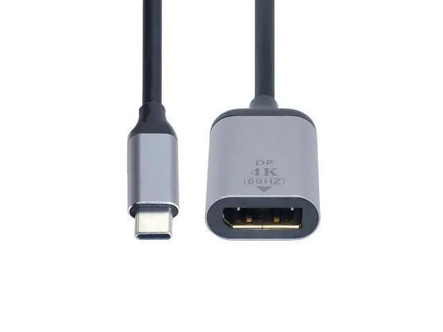 Alt view image 3 of 5 - USB-C Type C to Displayport Monitor DP Cable Adapter 4K 2K 60hz for Tablet & Phone & Laptop