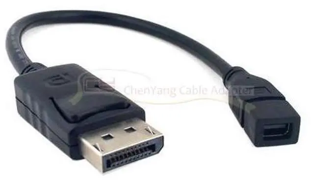 Alt view image 2 of 4 - DisplayPort DP Male to Mini DP DisplayPort Female Cable for Displays HDTV Monitor 20cm