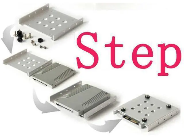 Main image of 2.5" to 3.5" HDD TRAY Mounting Bracket 100% Aluminum FOR PC/SERVER