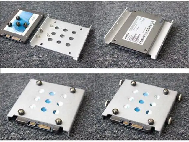 Alt view image 5 of 5 - 2.5" to 3.5" HDD TRAY Mounting Bracket 100% Aluminum FOR PC/SERVER