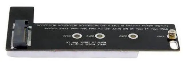 Main image of NVME M.2 NGFF M-Key SSD Convertor Card for 2014 Macbook Mini A1347 MEGEN2 MEGEM2 MEGEQ2 Black