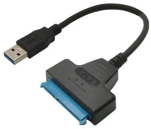 Main image of Câble adaptateur Sata 3 vers USB, 6Gbps pour disque dur externe SSD de 2.5 pouces, 22 broches, Port USB 3.0