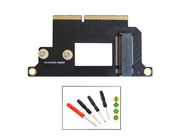 Alt view image 2 of 3 - M.2 NGFF M-Key NVME SSD Convert Card fit for Macbook Pro 2016 2017 13" A1708 A1707 A1706