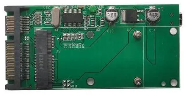 Main image of Adaptateur universel mSATA Mini SSD à SATA 7 + 15 22 broches, 2.5 pouces, carte adaptateur pour windows 2000/XP/7/8/10/Vista Linux Mac 10 OS