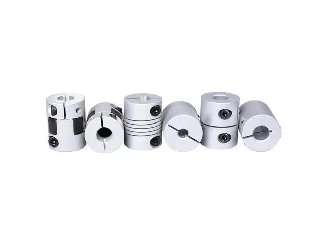 Alt view image 2 of 3 - 3D Printer Parts Flexible Shaft Coupler 5x8x25 Plum blossom/Rigid clamping Coupling Shaft Stepper Motor coupler connector