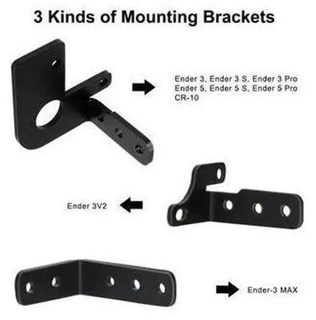 Main image of CREALITY 3D Printer Accessories For Ender-3/CR-10/ Ender-5 Auto-leveling CR BL Touch Sensor Bracket Plate Automatic Leveling Sen