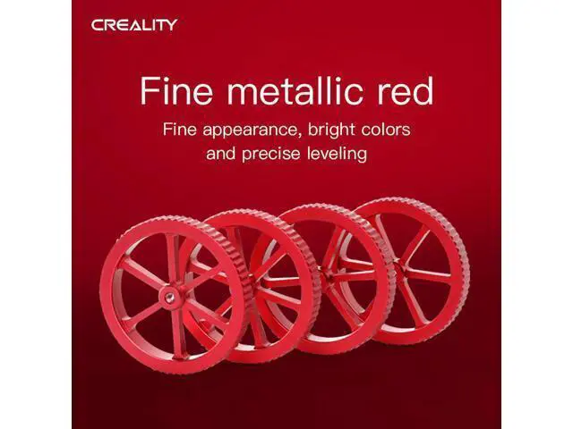 Alt view image 6 of 6 - 4PCS Large Red Hand Twist Leveling Nut Heated Bed Spring Adjustment Nut 3D Printer Parts For CREALITY Ender3 Ender-5 CR-10 CR10S