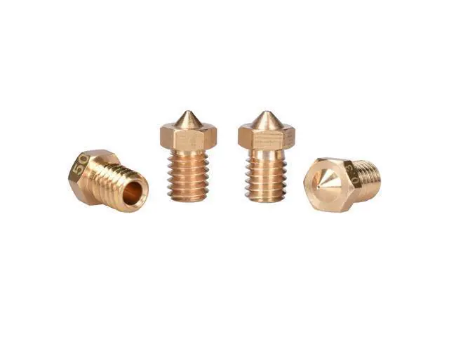 Alt view image 3 of 3 - BIQU 10Pcs 3D printer 3D V6&V5 J-Head brass nozzle extruder nozzles 0.2/0.25/0.3/0.4/0.5/0.6/0.8/1.0 mm For 1.75/3.0mm