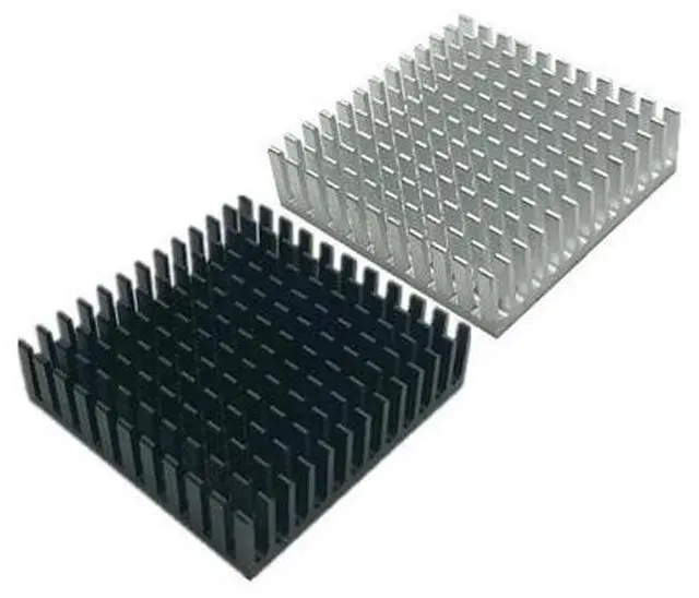Main image of 40x40mm heat sink for NEMA 17 Stepper motor 4011mm red black gold silver aluminum Heat dissipation