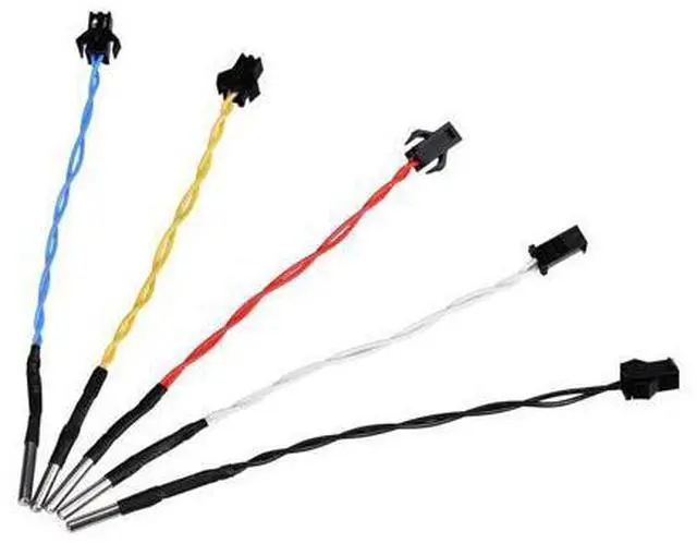 Alt view image 3 of 3 - 3D Printer Parts HT-NTC100K Ohm Thermistor 1M/2M High Temperature NTC 3950 100K Sensor for Filament V6 Heat Block Hotend