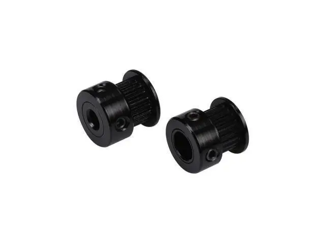 Alt view image 3 of 3 - BIQU Latest GT2 Black Color Aluminum Timing Belt pulley 20 teeth for 3D printer GT2-6mm Width Timing Belt RepRap 3D Printer
