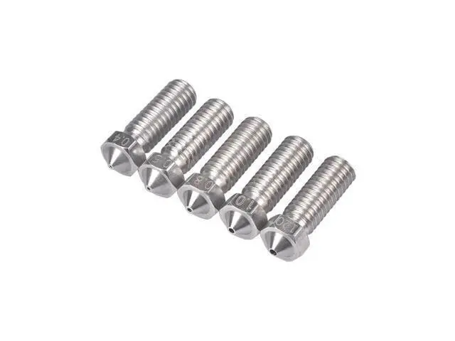 Alt view image 2 of 3 - 3D Printer Volcano Extra Lengthen stainless steel M6 Nozzle All Metal 0.6mm/0.8mm/1.0/1.2mm for 1.75mm/3.0mm