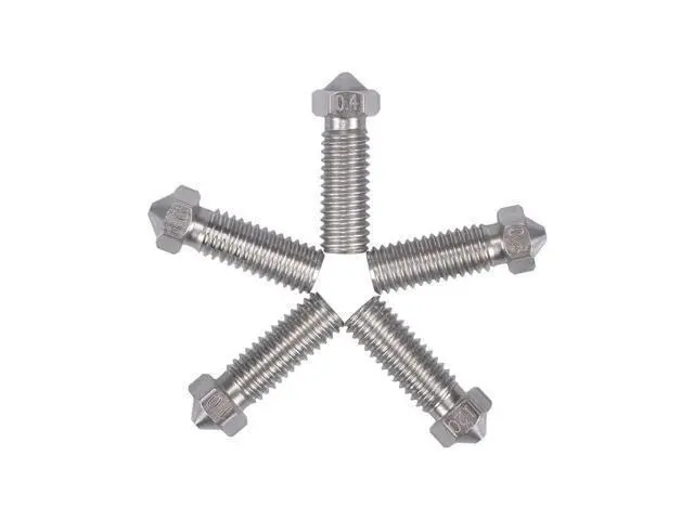 Alt view image 3 of 3 - 3D Printer Volcano Extra Lengthen stainless steel M6 Nozzle All Metal 0.6mm/0.8mm/1.0/1.2mm for 1.75mm/3.0mm