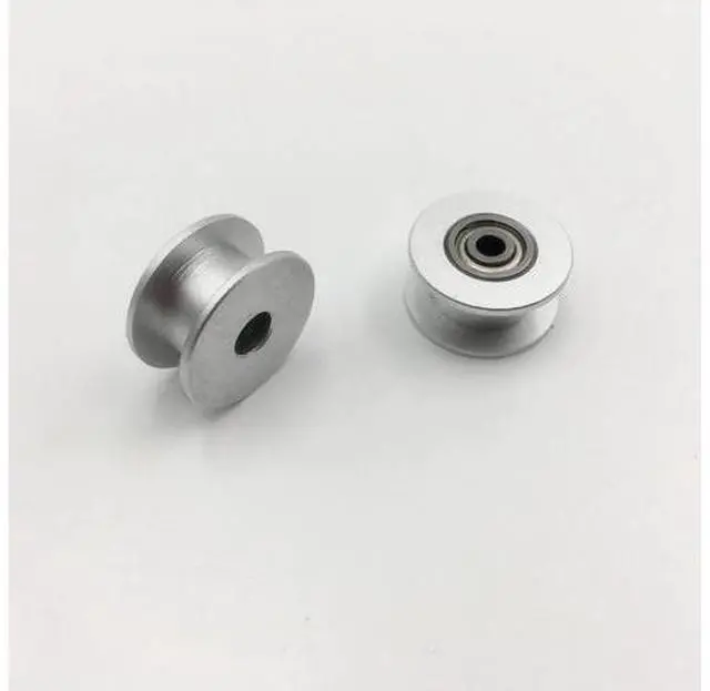 Main image of 1pcs aluminum anodized flat idler roller 3mm bore timing belt for Prusa i3 MK3/MK2 X/Y axis 623h bearing housing DIY parts