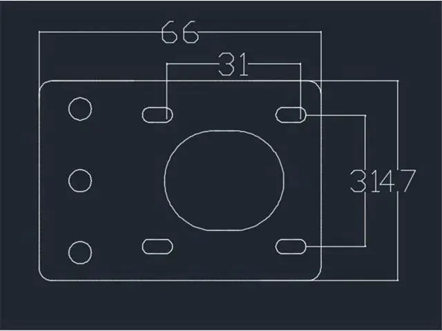 Alt view image 2 of 3 - Funssor aluminum NEMA 17 Stepper Motor Mounting Plate adjustable 42 motor Fixing Bracket For Reprap CNC 2020 Profiles D-bot core