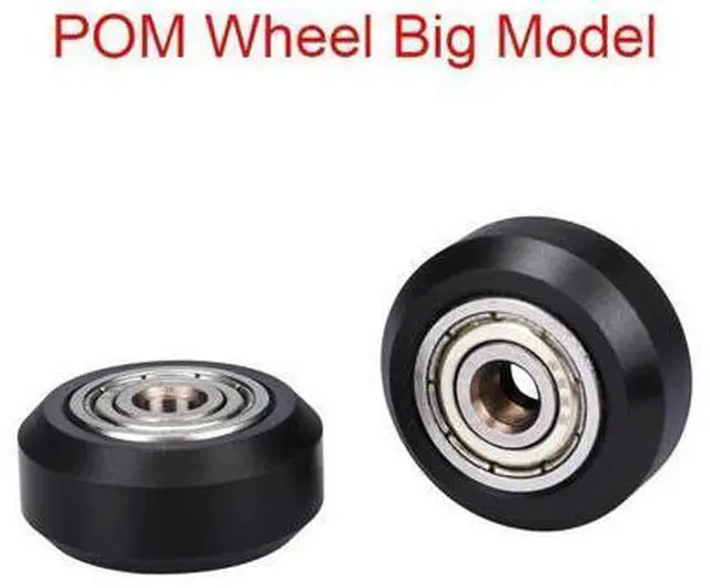 Main image of 10pcs CNC Openbuilds Plastic wheel POM with Bearings big Models Passive Round wheel Idler Pulley Gear perlin wheel for v-slot