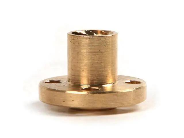 Alt view image 2 of 3 - funssor 1pcs TR8x2/TR8x4/TR8x8 ACME BRASS NUT for lead screw for Reprap 3D printer and CNC mill