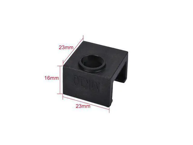 Alt view image 2 of 3 - 3D Printer Parts MK10 Silicone Sock Fit MK10 Aluminum Block Reprap J-head Hotend Extruder Heated Blcok Heater Block Cover