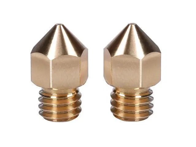 Alt view image 2 of 3 - Swiss MK8 Nozzle Brass M6 Thread 1.75MM Filament 3D Printer Parts for J-head hotend Extruder CR10 heat block ender3