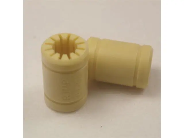 Alt view image 3 of 3 - 3D Printer Solid Polymer LM8UU Bearing - 8mm shaft RJMP-01-08 R Solid Plastic Bearing, 8 mm ID
