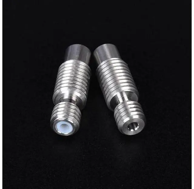 Alt view image 3 of 3 - High Precision V6 Throat Heat Break All Metal/Teflonto PTFE Tube For E3d V6 Hotend Heater Block 1.75mm 3D Printer Parts