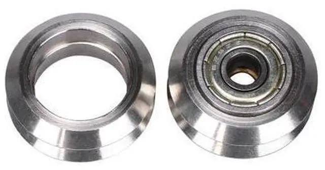 Main image of 3D Printer penbuilds V-type wheel with or without 625ZZ Bearings Stainless steel Metal Double V Pulley Gear Aluminum extrusion
