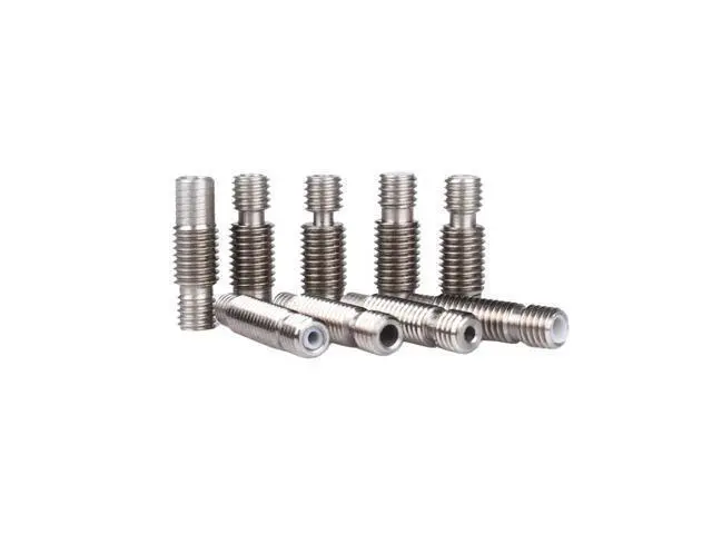 Alt view image 3 of 3 - 1/15PC V6 Throat Heat Break Hotend Throat All Metal Teflonto Tube Stainless Steel for 1.75/3.0mm Bowden Direct V6 J-head Hotend