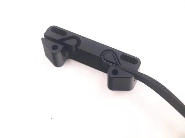 Alt view image 2 of 3 - Funssor black anodized aluminum Anet A8 X-Axis Tensioner Fixator and Tensioner for X-Belt