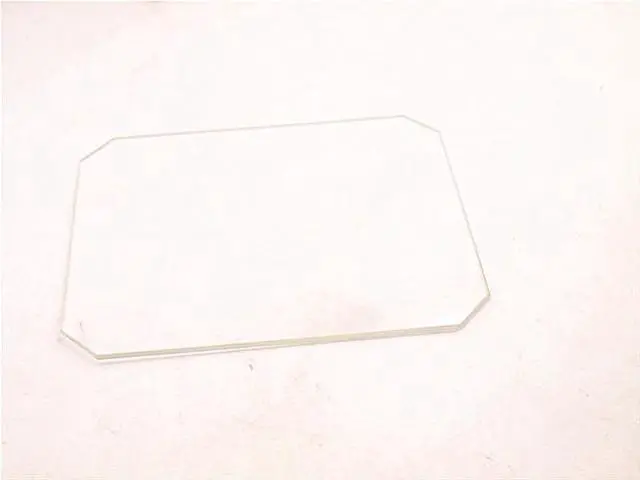 Alt view image 3 of 3 - Funssor for Monoprice mini 3D printer 130x160mm Borosilicate Glass Plate heated Bed Flat building plate Polished Edge Corners