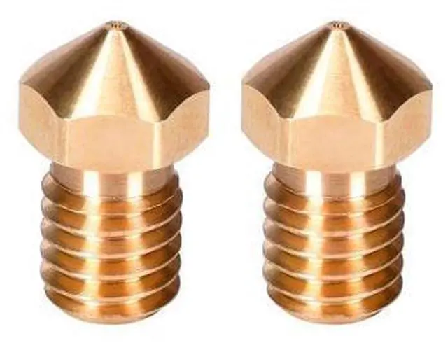 Alt view image 3 of 3 - V6 Nozzles Brass 3D Printer Parts 0.2mm nozzle For E3D V6 J-Head Hotend Titan Extruder MK8 Ender 3 cr10 Upgrade Kit