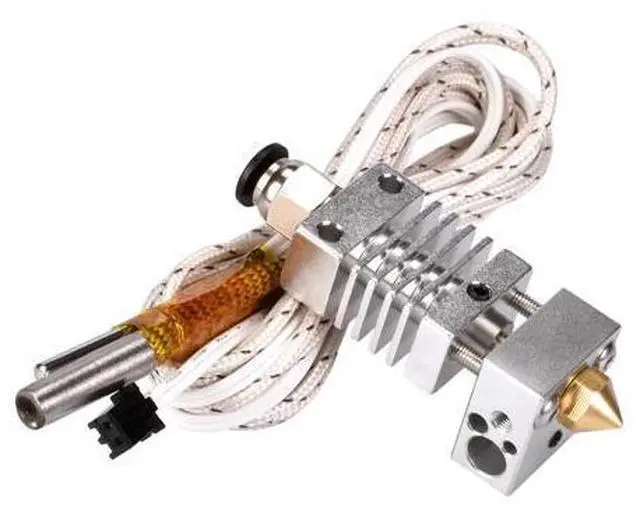 Main image of CR10 Hotend Extruder Long distance V6 Extrusion Thermal Heat break Throat 1.75mm for CR10 3D Printer Reprap TC4 Titanium Alloy