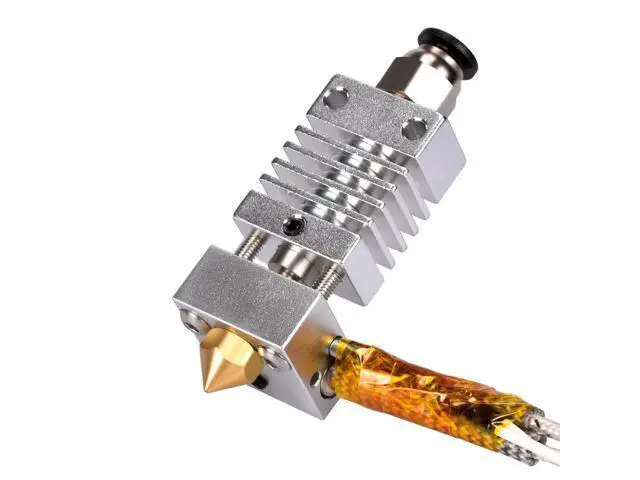 Alt view image 3 of 3 - CR10 Hotend Extruder Long distance V6 Extrusion Thermal Heat break Throat 1.75mm for CR10 3D Printer Reprap TC4 Titanium Alloy