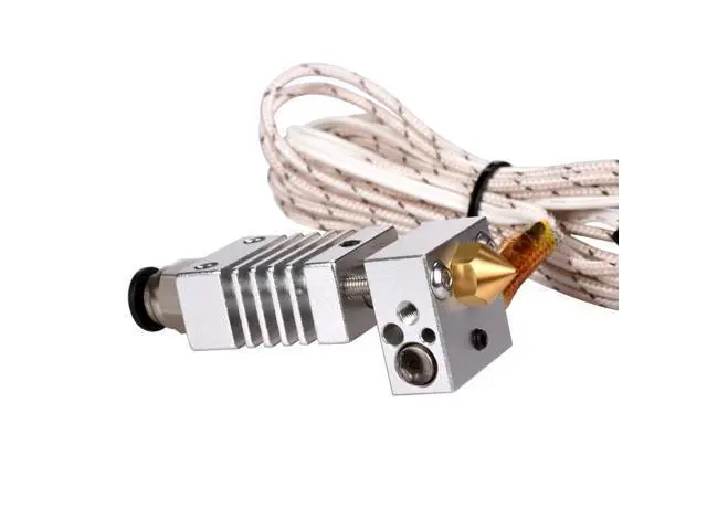 Alt view image 2 of 3 - CR10 Hotend Extruder Long distance V6 Extrusion Thermal Heat break Throat 1.75mm for CR10 3D Printer Reprap TC4 Titanium Alloy